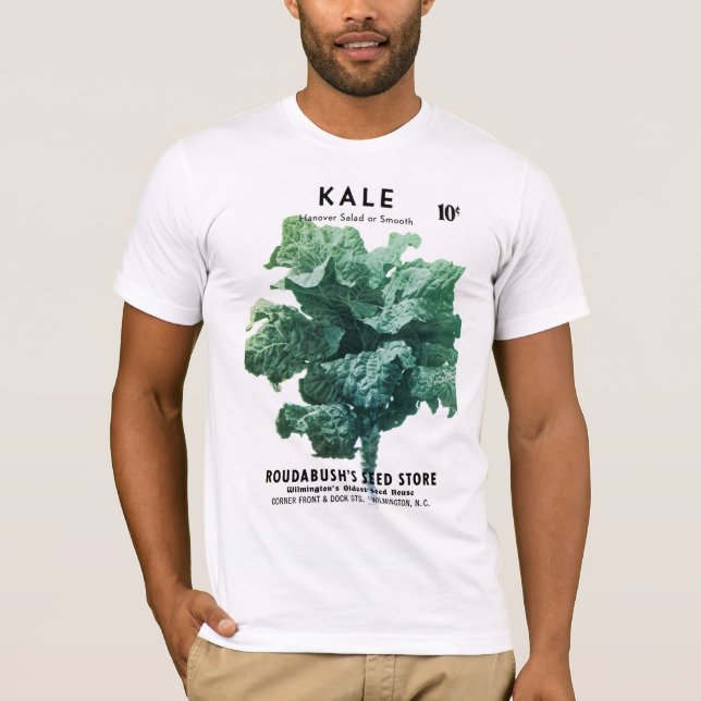 T-shirt Étiquette de paquets Kale Seed (Devant)