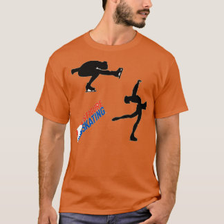 T-shirt étiquette de patinage artistique