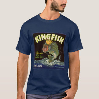 T-shirt Étiquette de produit en conserve vintage, asperges