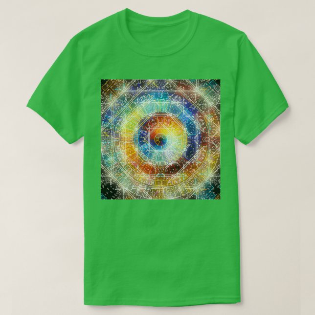 T-shirt Étiquette de rune magique 1452 (Design devant)