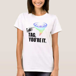 T-shirt Étiquette de VALEUR, vous êtes lui (les femmes)