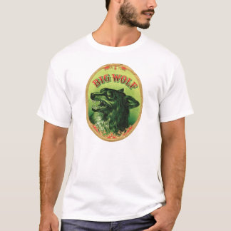 T-shirt Étiquette du cigare de Big Wolf
