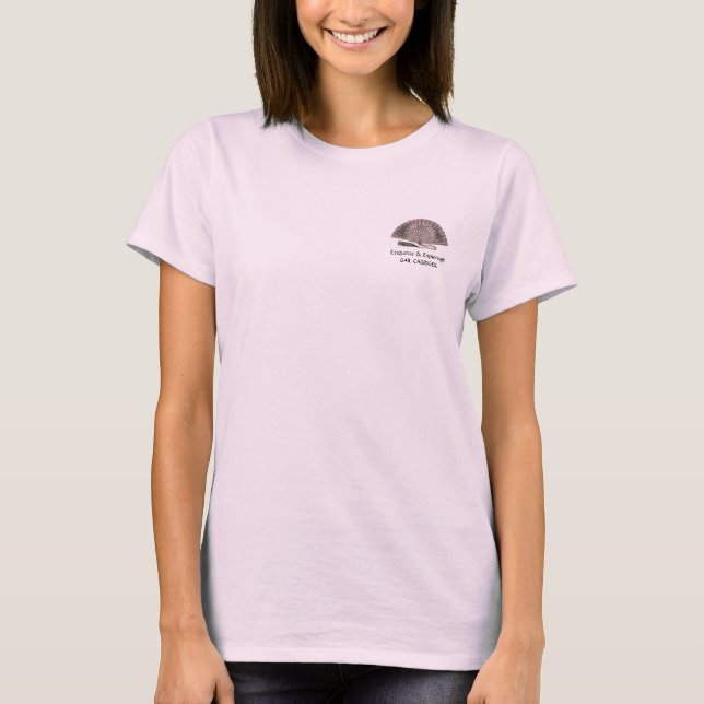 T-shirt Etiquette et maillot de poulet en osier (Devant)