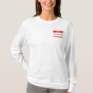 T-shirt Étiquette nommée
