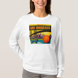 T-shirt Étiquette orange de San Francisco