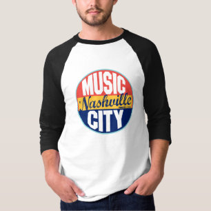 T-shirt Étiquette Vintage de Nashville