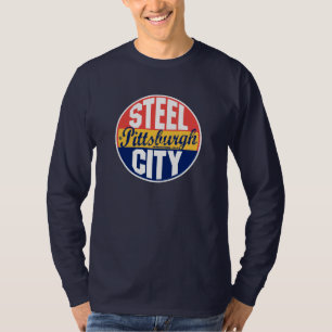 T-shirt Étiquette vintage de Pittsburgh
