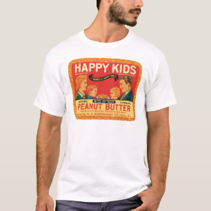 T-shirt Étiquette vintage de produit alimentaire de beurr