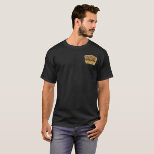 T-shirt Étiquette vintage de vieux de rondin whiskey de