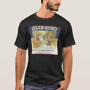 T-shirt Étiquette Vintage Glen-Echo