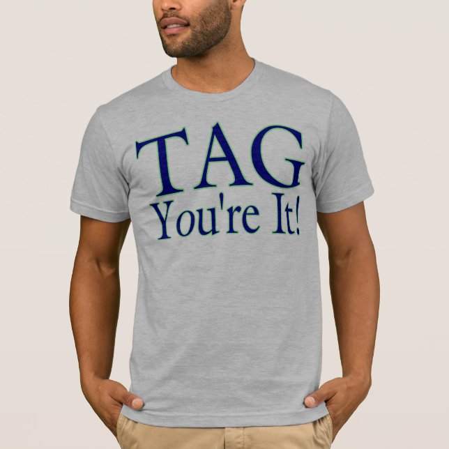 T-shirt Étiquette vous êtes lui (Devant)