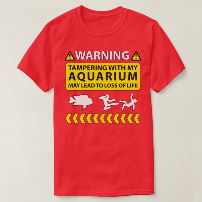 T-shirt Étiquettes D'AVERTISSEMENT (Design devant)