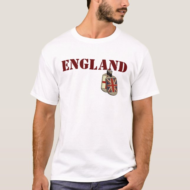 T-shirt Étiquettes de chien anglaises (Devant)