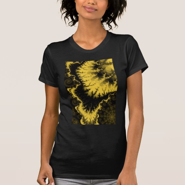 T-Shirt Étoile à Plumes Dorées (Devant)