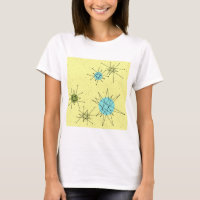 T-shirt étoile atomique jaune Iconique