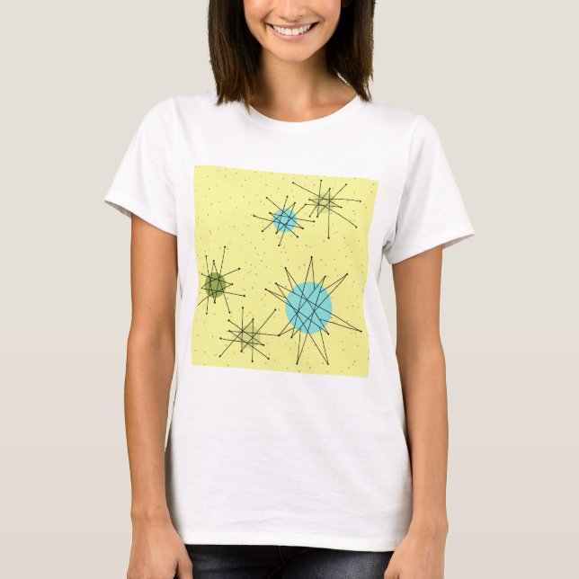 T-shirt étoile atomique jaune Iconique (Devant)