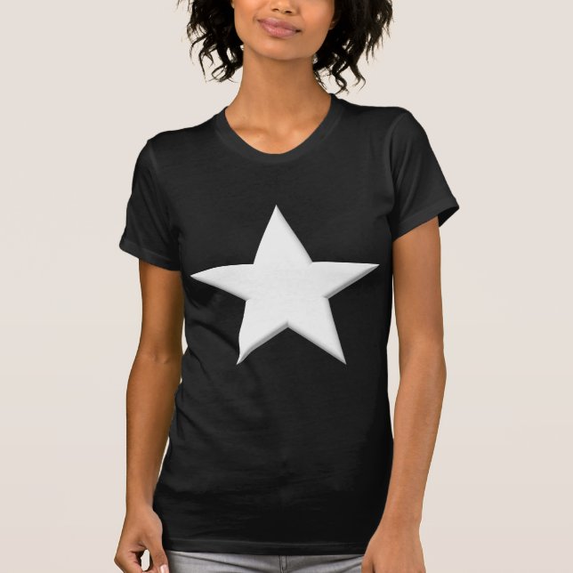 T-shirt Étoile - Blanc (Devant)