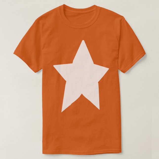 T-shirt Étoile blanche de Chonk minimal (Design devant)