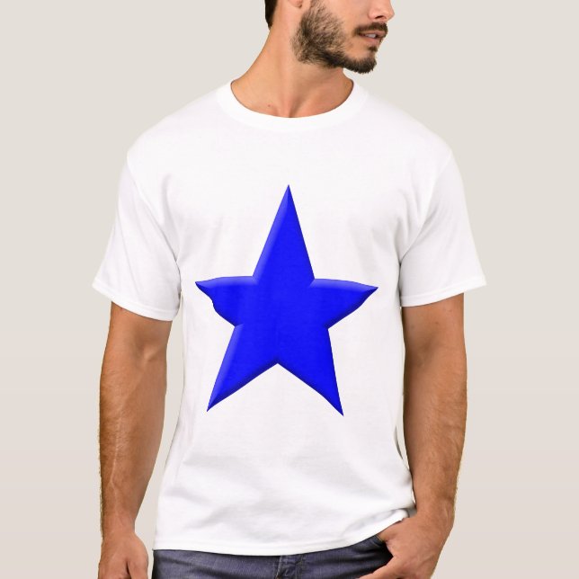 T-shirt Étoile - Bleu (Devant)