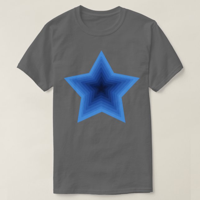 T-shirt Étoile bleue (Design devant)