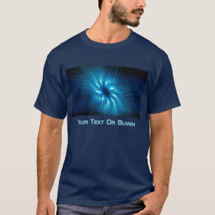 T-shirt Étoile bleue sculptée