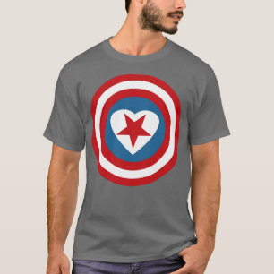 T-shirt Étoile cardiaque du Bouclier Stucky