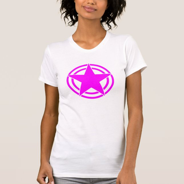 T-shirt Étoile cassée 7 de deux cercles (Devant)