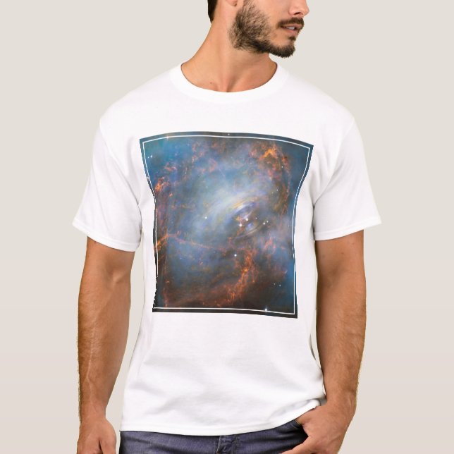 T-shirt Étoile Centrale De Neutron Dans La Nebula Du Crabe (Devant)
