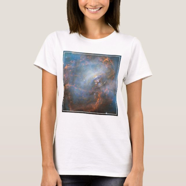 T-shirt Étoile Centrale De Neutron Dans La Nebula Du Crabe (Devant)