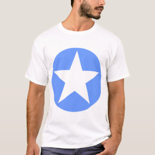 T-shirt Étoile cerclée - Bleu clair