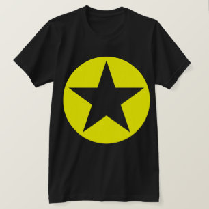 T-shirt Étoile cerclée - Jaune