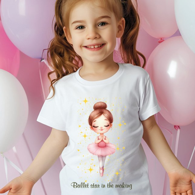 T-Shirt Étoile de ballet fille (Créateur téléchargé)