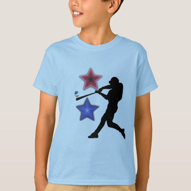 T-shirt étoile de baseball (Devant)