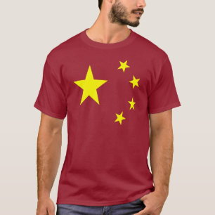 T-shirt Étoile de drapeau de la Chine