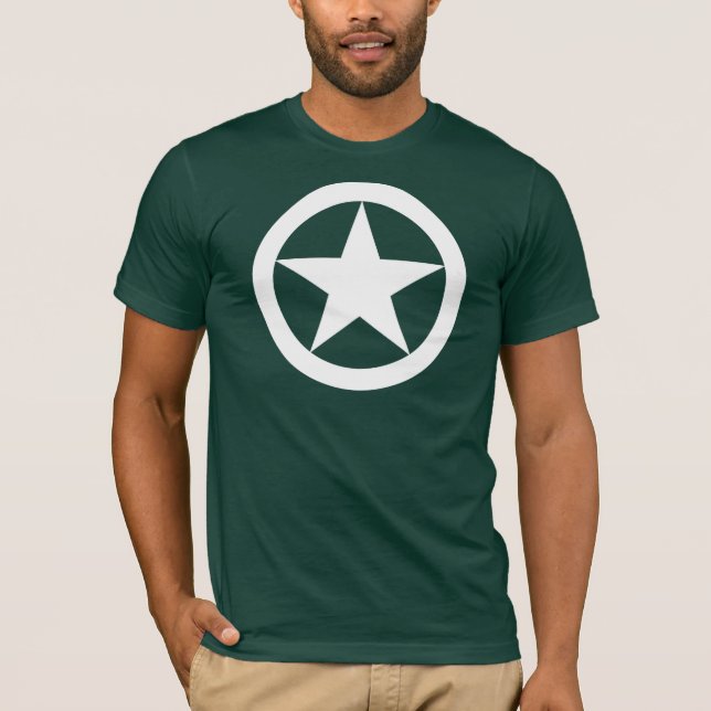 T-shirt Étoile de jeep de 2ÈME GUERRE MONDIALE (Devant)