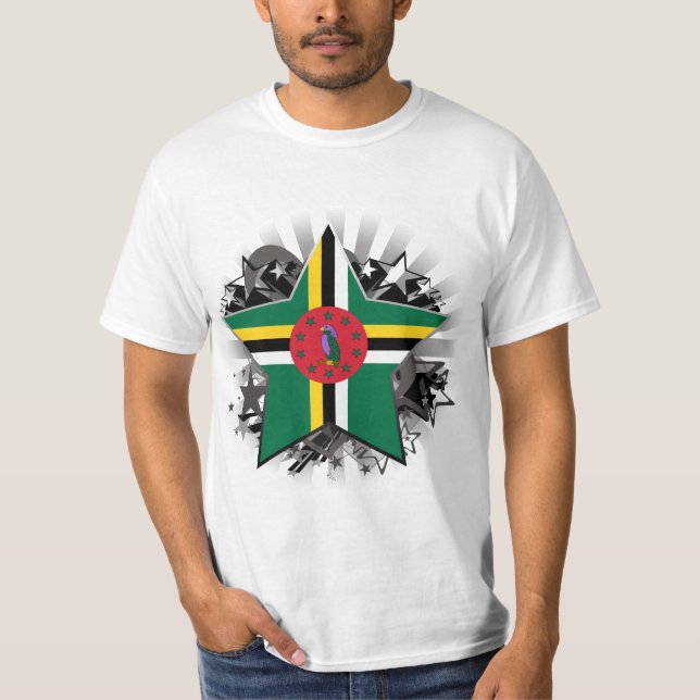 T-shirt Étoile de la Dominique (Devant)