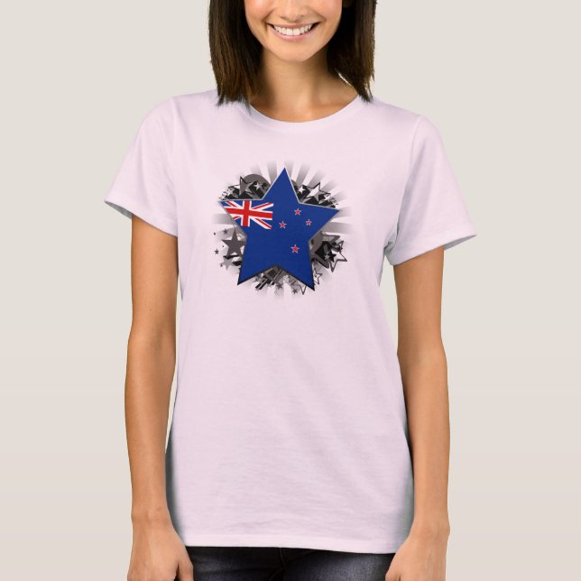 T-shirt Étoile de la Nouvelle Zélande (Devant)