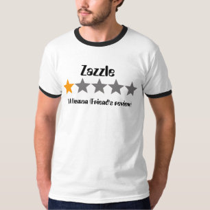 T-shirt Étoile de l'examen un de l'ami de Zazzle