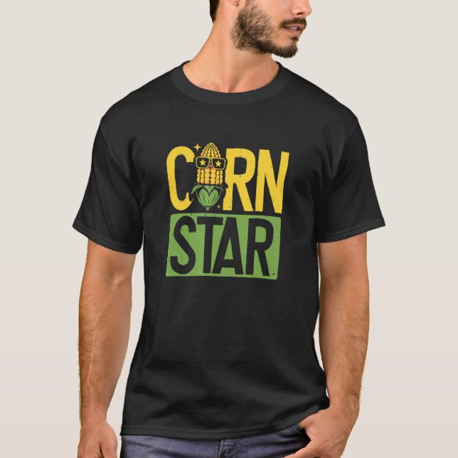 T-shirt Étoile de maïs Fermier (Devant)