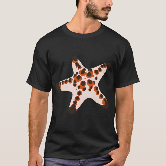 T-shirt Étoile de mer à points de chocolat - Protoreaster  (Devant)