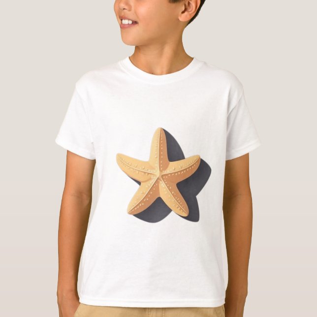 T-shirt Étoile de mer et son ombre (Devant)