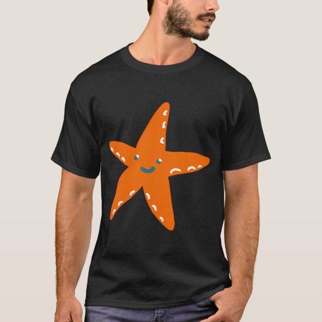 T-shirt Étoile de mer mignonne (Devant)