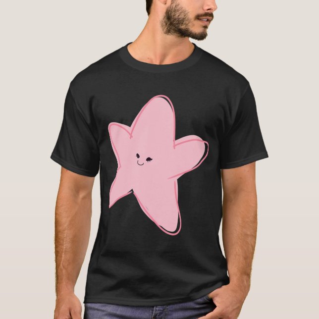 T-shirt Étoile de mer mignonne (Devant)