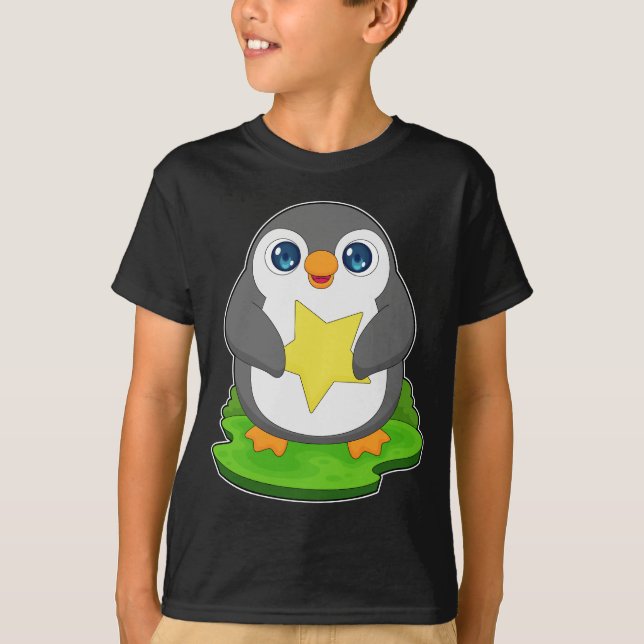 T-shirt Étoile de pingouin (Devant)