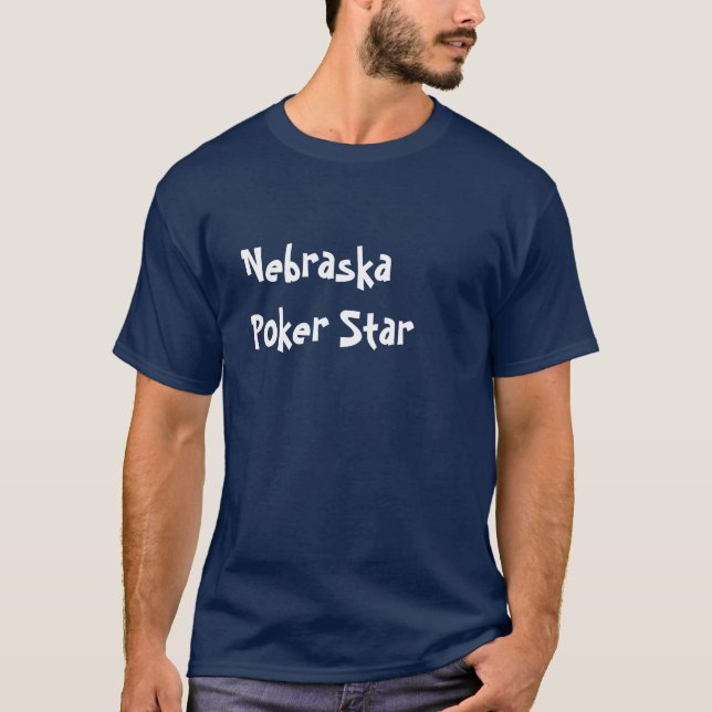 T-shirt Étoile de tisonnier du Nébraska (Devant)