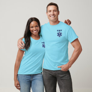 T-shirt Étoile d'EMT et de SME des chemises de la vie
