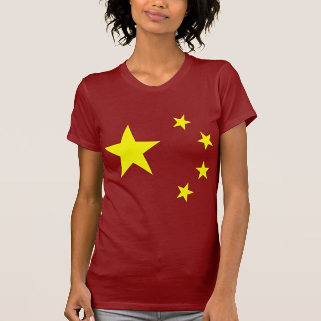 T-shirt Étoile du drapeau chinois (Devant)