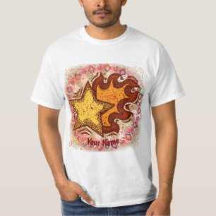 T-shirt étoile flamboyante