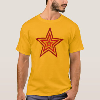 T-shirt Étoile jaune rouge