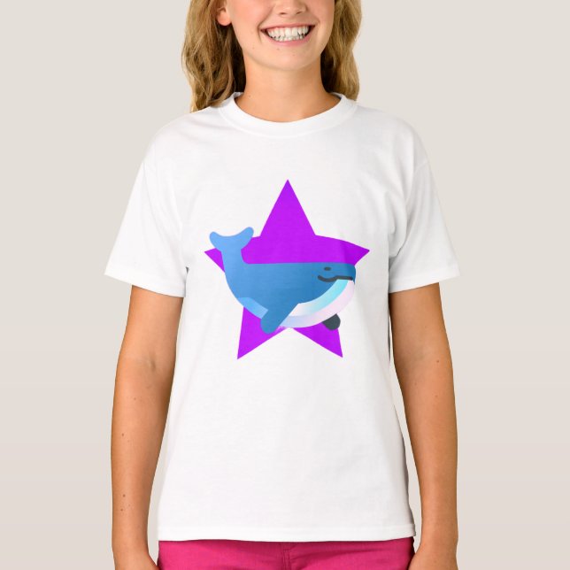T-shirt Étoile, La Baleine, Baleine (Devant)